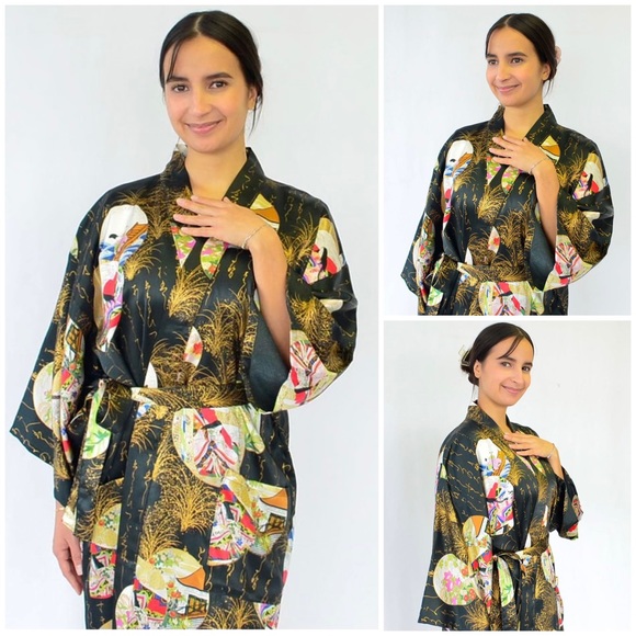 🎎 Kyoto Sen'i, The Tale of Genji Silk Kimono - Picture 4 of 16